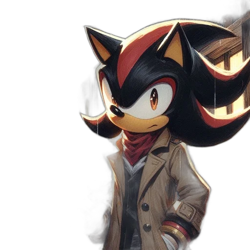 jacket, animal, concept art, 3d render transparent PNG cut-out