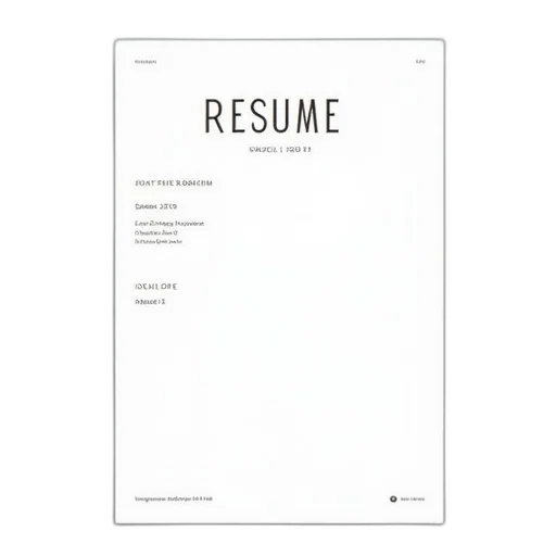 free, printable, resume, template transparent PNG cut-out