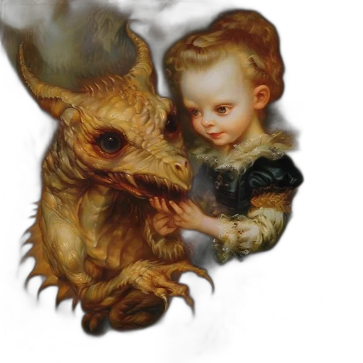 dragon, creature, mask, face transparent PNG cut-out
