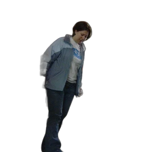 jacket, staff, robot, creature transparent PNG cut-out