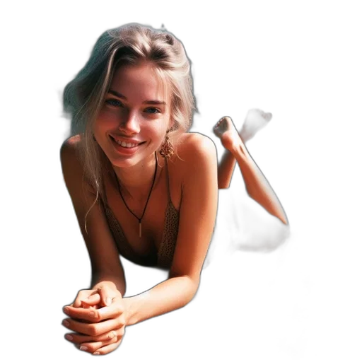 jewelry, dress, face, weapon transparent PNG cut-out