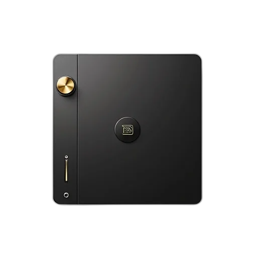 3d render, dark, black, electronic transparent PNG cut-out
