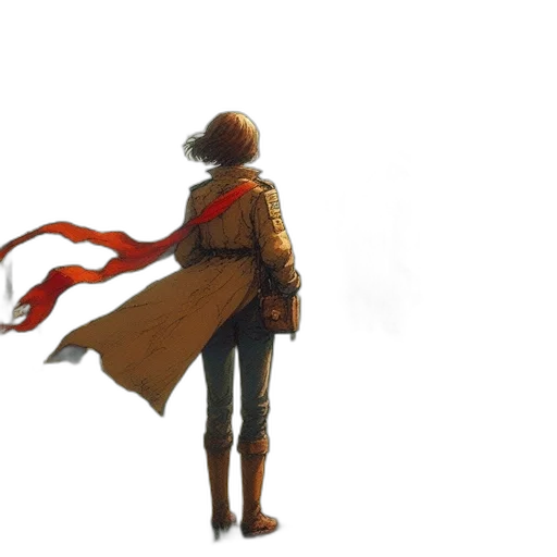 jacket, weapon, sword, hat transparent PNG cut-out
