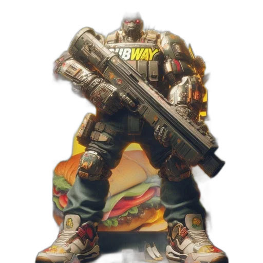 weapon, food, robot, concept art transparent PNG cut-out