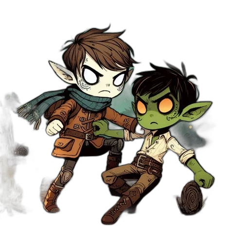 concept art, fantasy art, pixel art, comic book art transparent PNG cut-out