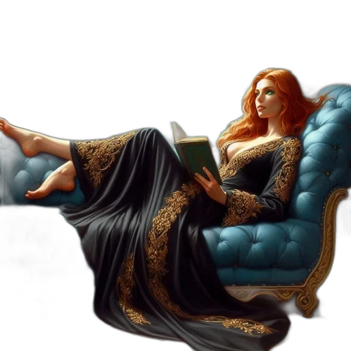 furniture, dress, fantasy art, concept art transparent PNG cut-out