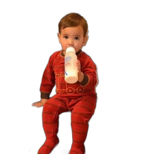 bottle, 3d render, outer space, baby transparent PNG cut-out