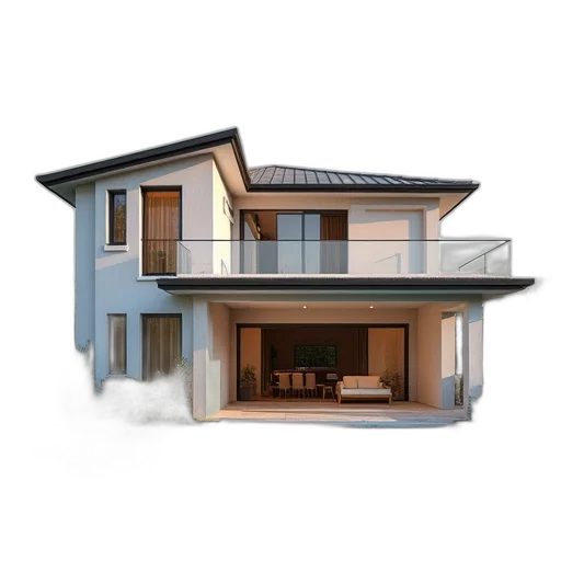 building, furniture, 3d render, photorealistic transparent PNG cut-out