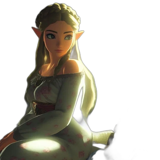 dress, crown, concept art, fantasy art transparent PNG cut-out