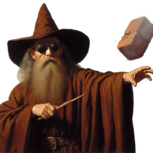 staff, hat, sword, weapon transparent PNG cut-out