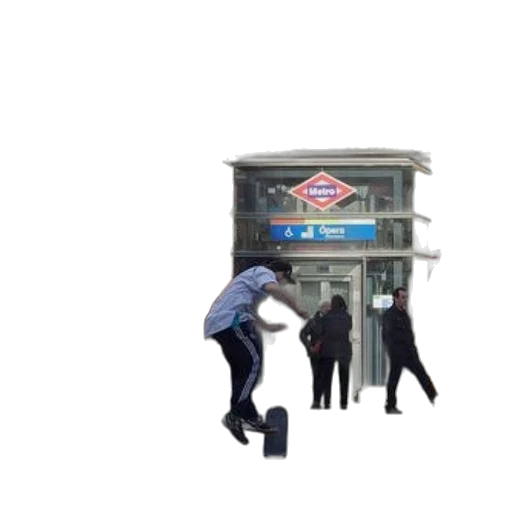 building, staff, jacket, mask transparent PNG cut-out