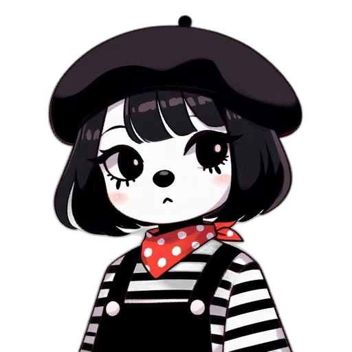 hat, staff, face, creature transparent PNG cut-out