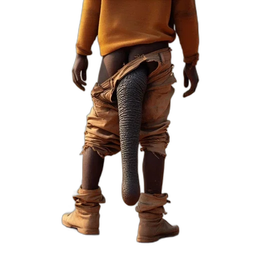 creature, robot, jacket, weapon transparent PNG cut-out