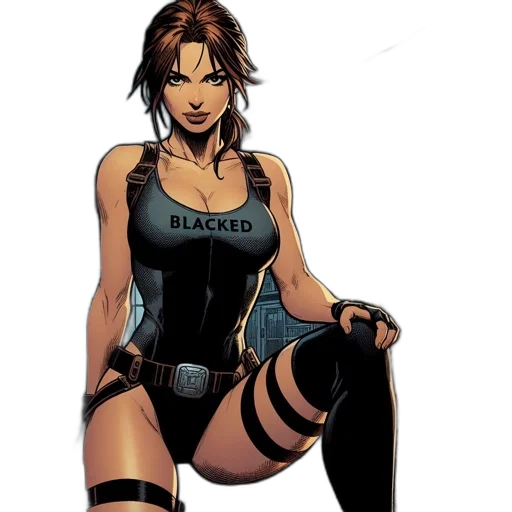comic book art, concept art, cartoon, fantasy art transparent PNG cut-out
