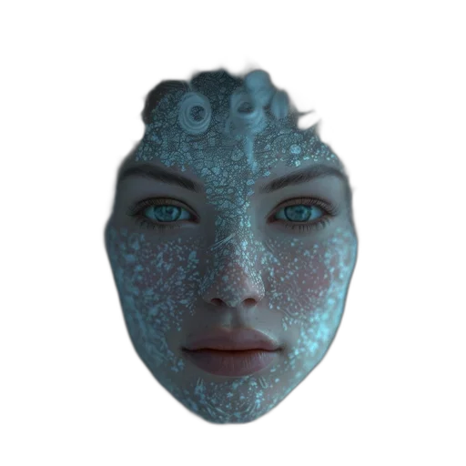 mask, face, creature, robot transparent PNG cut-out