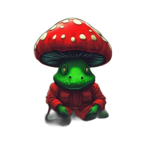 hat, creature, pixel art, 3d render transparent PNG cut-out