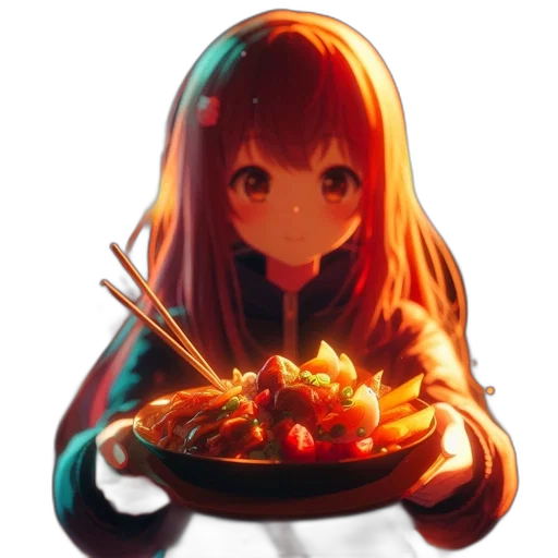 food, creature, face, crown transparent PNG cut-out