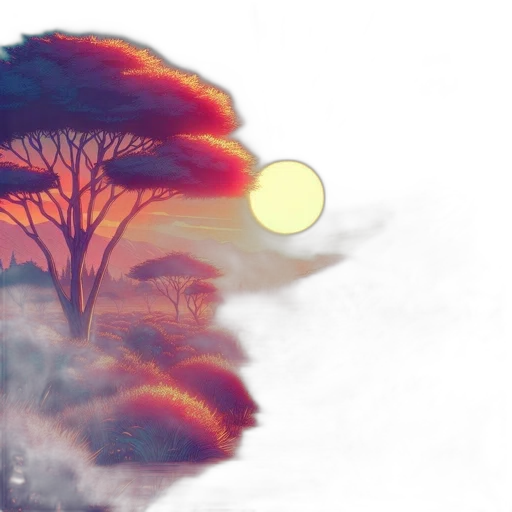 tree, mask, creature, hair transparent PNG cut-out