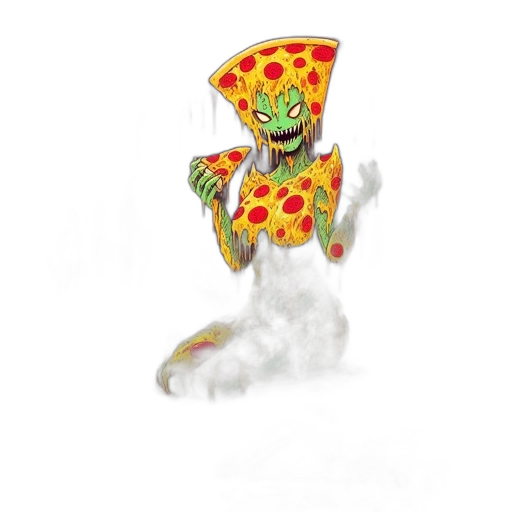 creature, umbrella, robot, staff transparent PNG cut-out