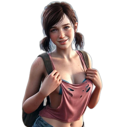 dress, jacket, concept art, 3d render transparent PNG cut-out