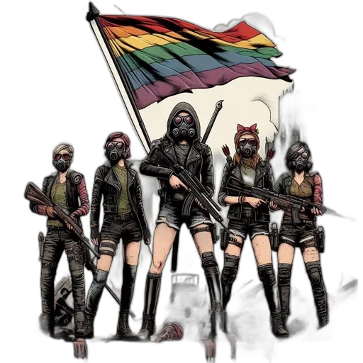 umbrella, weapon, concept art, comic book art transparent PNG cut-out
