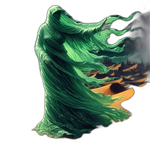 dragon, hair, dress, tree transparent PNG cut-out