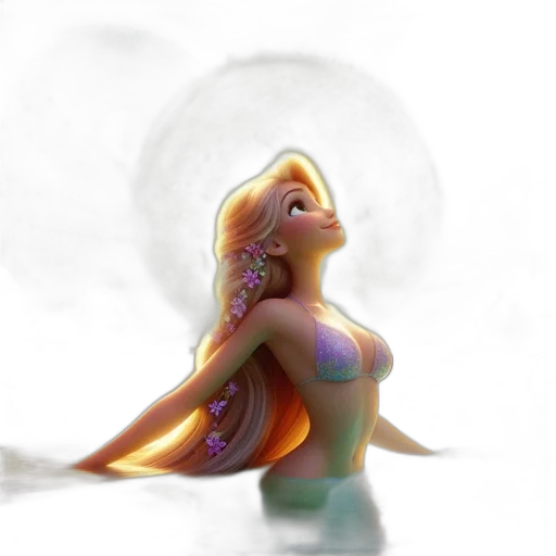 dress, fantasy art, concept art, 3d render transparent PNG cut-out
