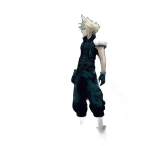 creature, jacket, weapon, mask transparent PNG cut-out