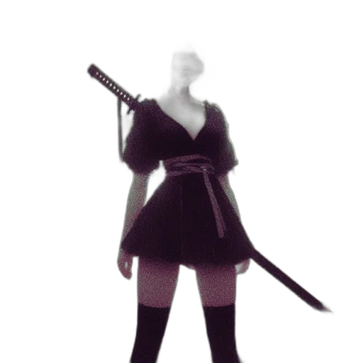 sword, staff, weapon, dress transparent PNG cut-out