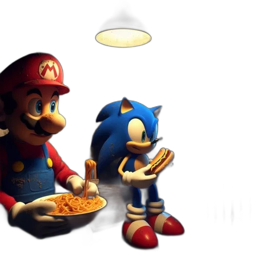 food, pixel art, concept art, 3d render transparent PNG cut-out