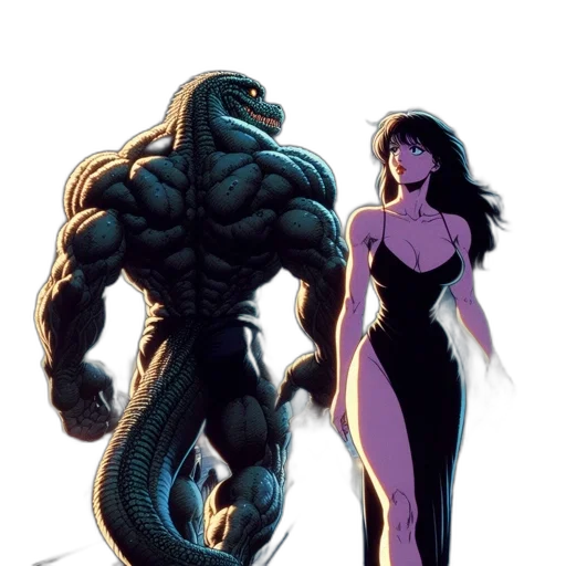 creature, comic book art, concept art, fantasy art transparent PNG cut-out