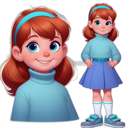 dress, face, 3d render, concept art transparent PNG cut-out