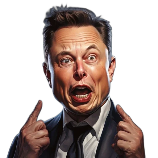 face, photorealistic, comic book art, cartoon transparent PNG cut-out