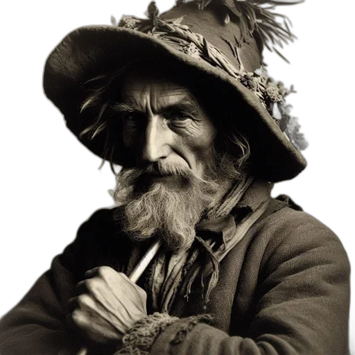 hat, face, staff, mask transparent PNG cut-out