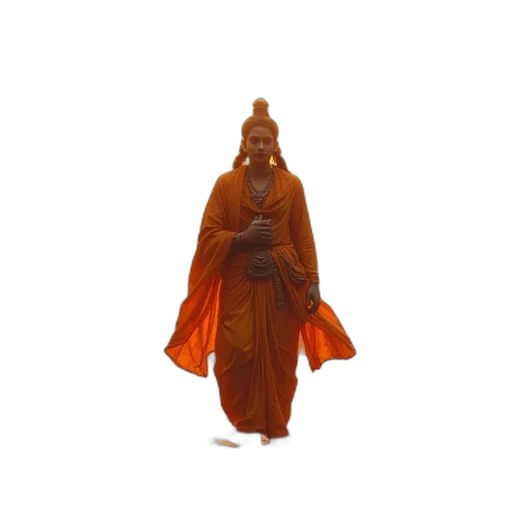 staff, dress, mask, crown transparent PNG cut-out