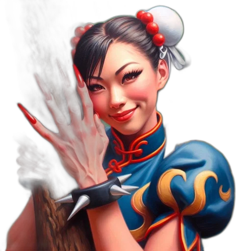 staff, weapon, face, fantasy art transparent PNG cut-out