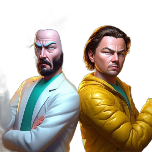 jacket, concept art, comic book art, fantasy art transparent PNG cut-out