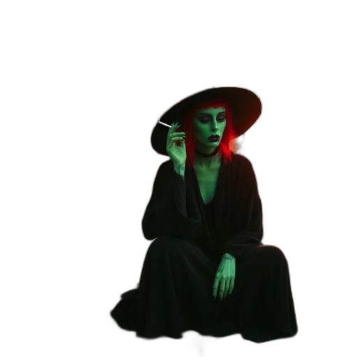 staff, hat, mask, dress transparent PNG cut-out