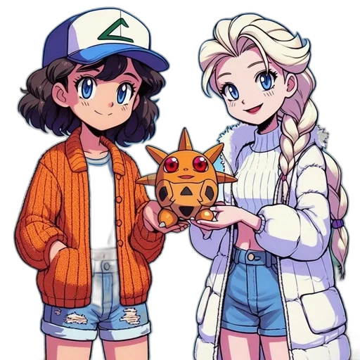 jacket, hat, staff, crown transparent PNG cut-out
