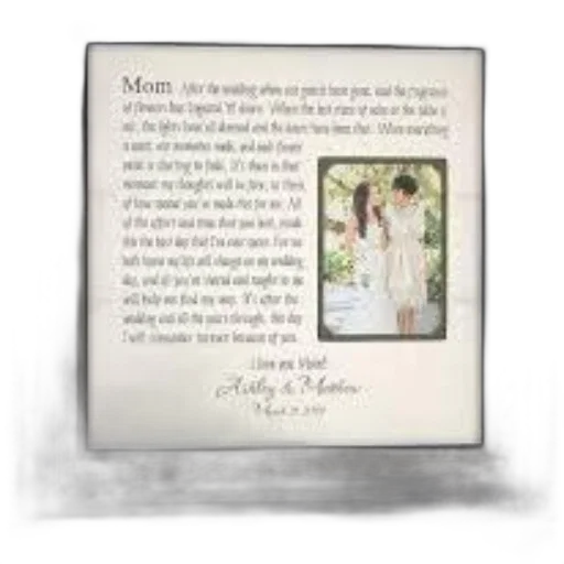 framed, wedding, gift, mom transparent PNG cut-out