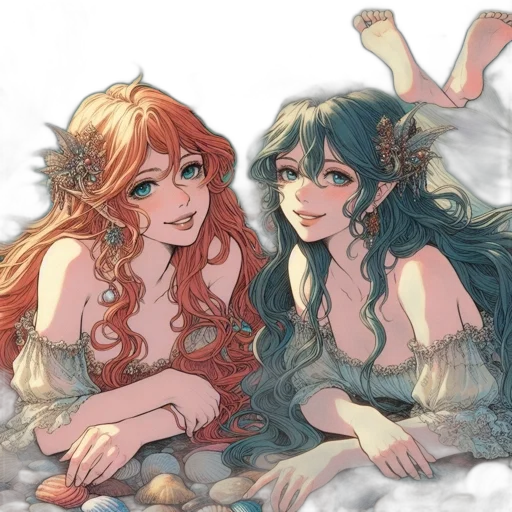 crown, fantasy art, watercolor, anime transparent PNG cut-out