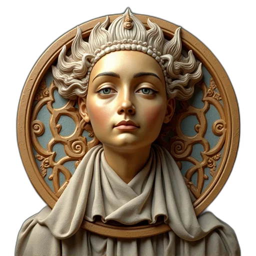 crown, face, jewelry, staff transparent PNG cut-out