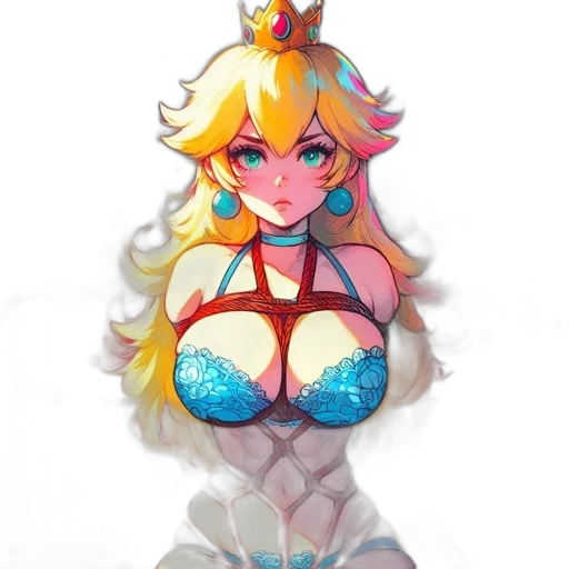 dress, crown, pixel art, concept art transparent PNG cut-out