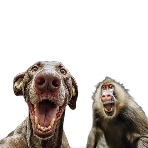 animal, creature, photorealistic, 3d render transparent PNG cut-out
