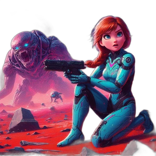 weapon, robot, creature, concept art transparent PNG cut-out