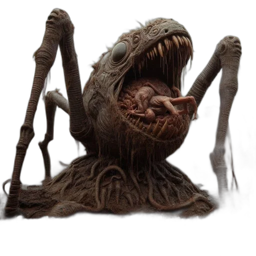 creature, staff, mask, animal transparent PNG cut-out
