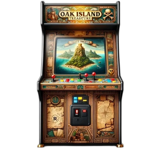 concept art, elaborate, arcade, machine transparent PNG cut-out