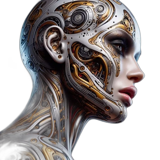 mask, robot, face, jewelry transparent PNG cut-out