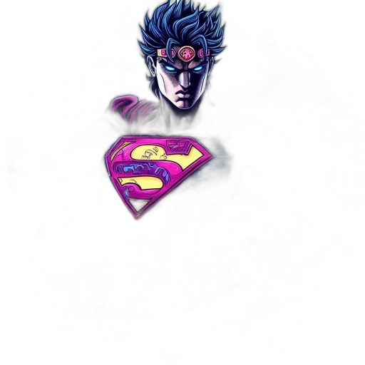 face, comic book art, concept art, watercolor transparent PNG cut-out