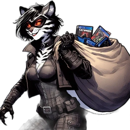jacket, animal, comic book art, concept art transparent PNG cut-out